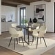 preview thumbnail 2 of 2, Porch & Den Pugo-Vallen Black 5-Piece Dining Set