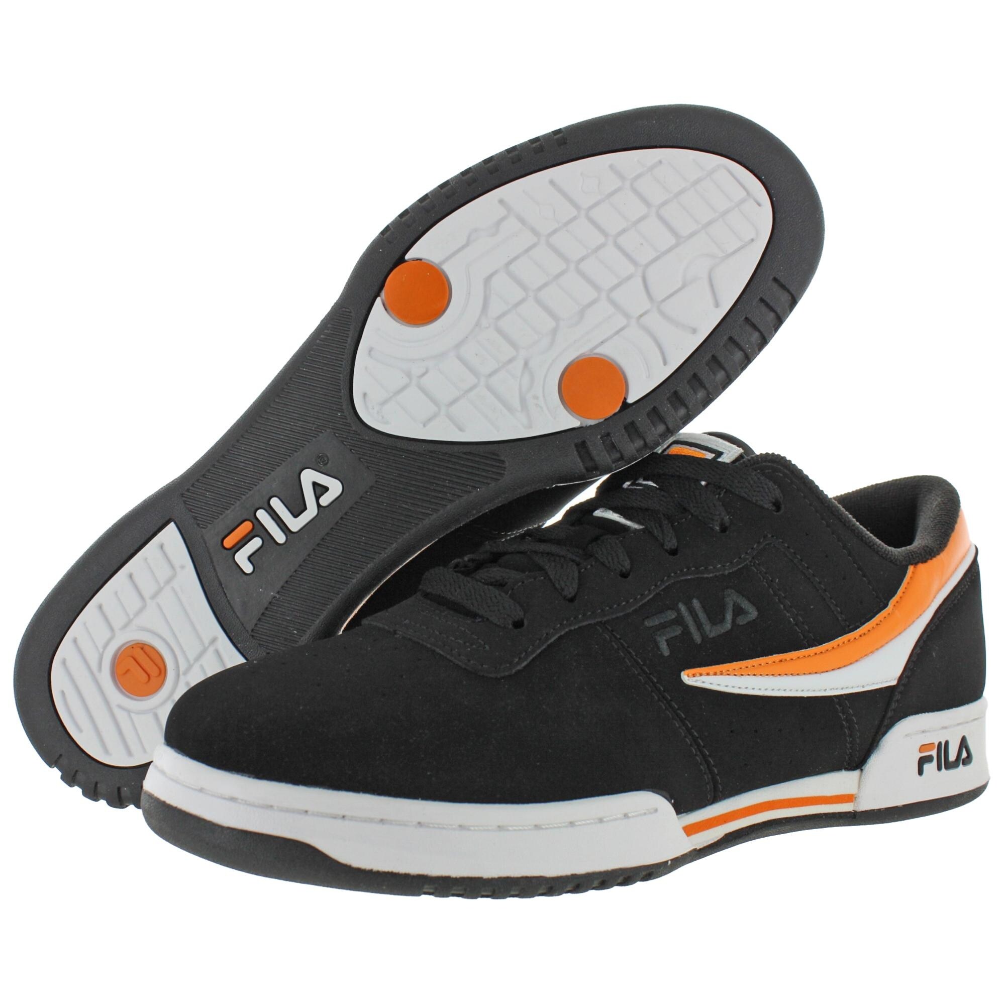 fila trainer blue black orange