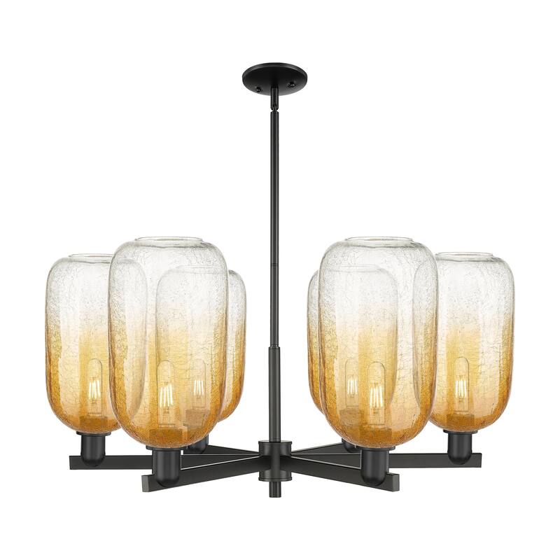 Innovations Lighting Downtown Urban - Brookhaven Cloche - 6 Light 24" Stem Hung Chandelier
