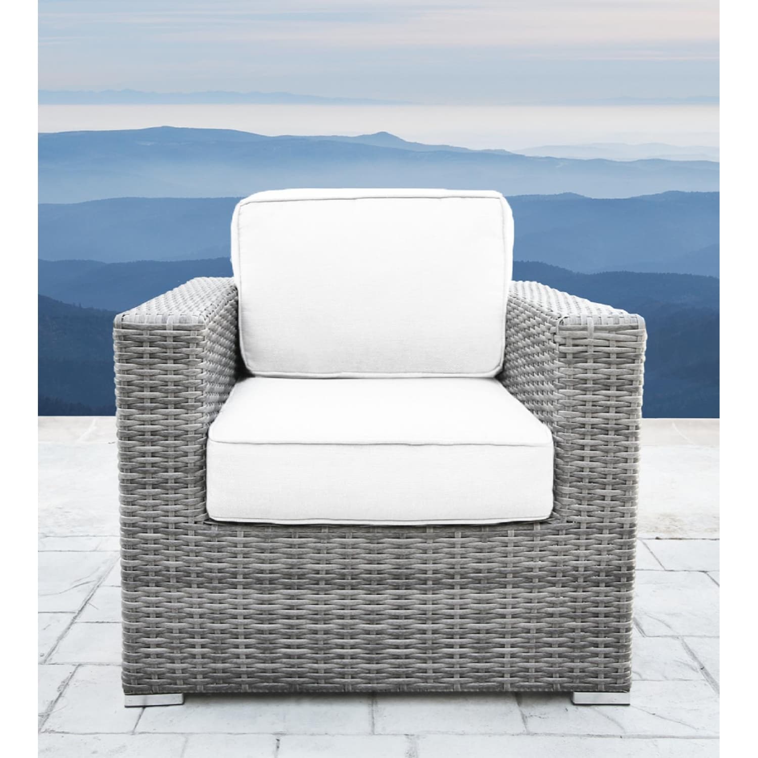 LSI 7 Piece Rattan Sunbrella Sectional Seating Group with - Picture 32 of 42