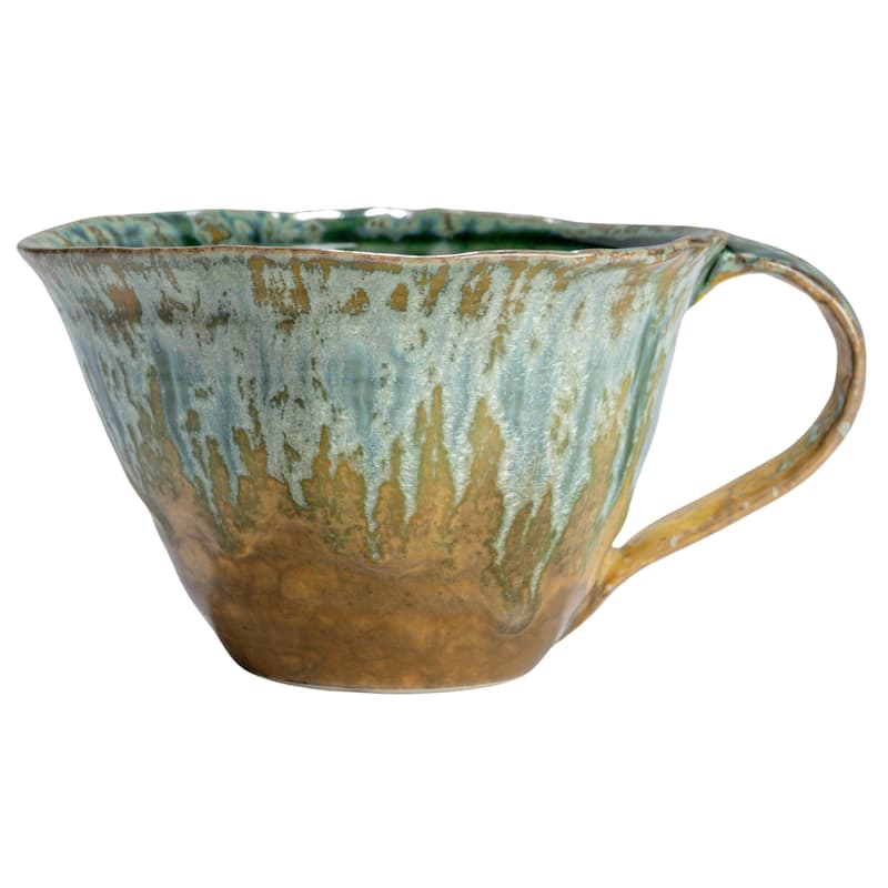 Stoneware Mug Set with Rust Finish - 5.5"L x 4.1"W x 3.1"H