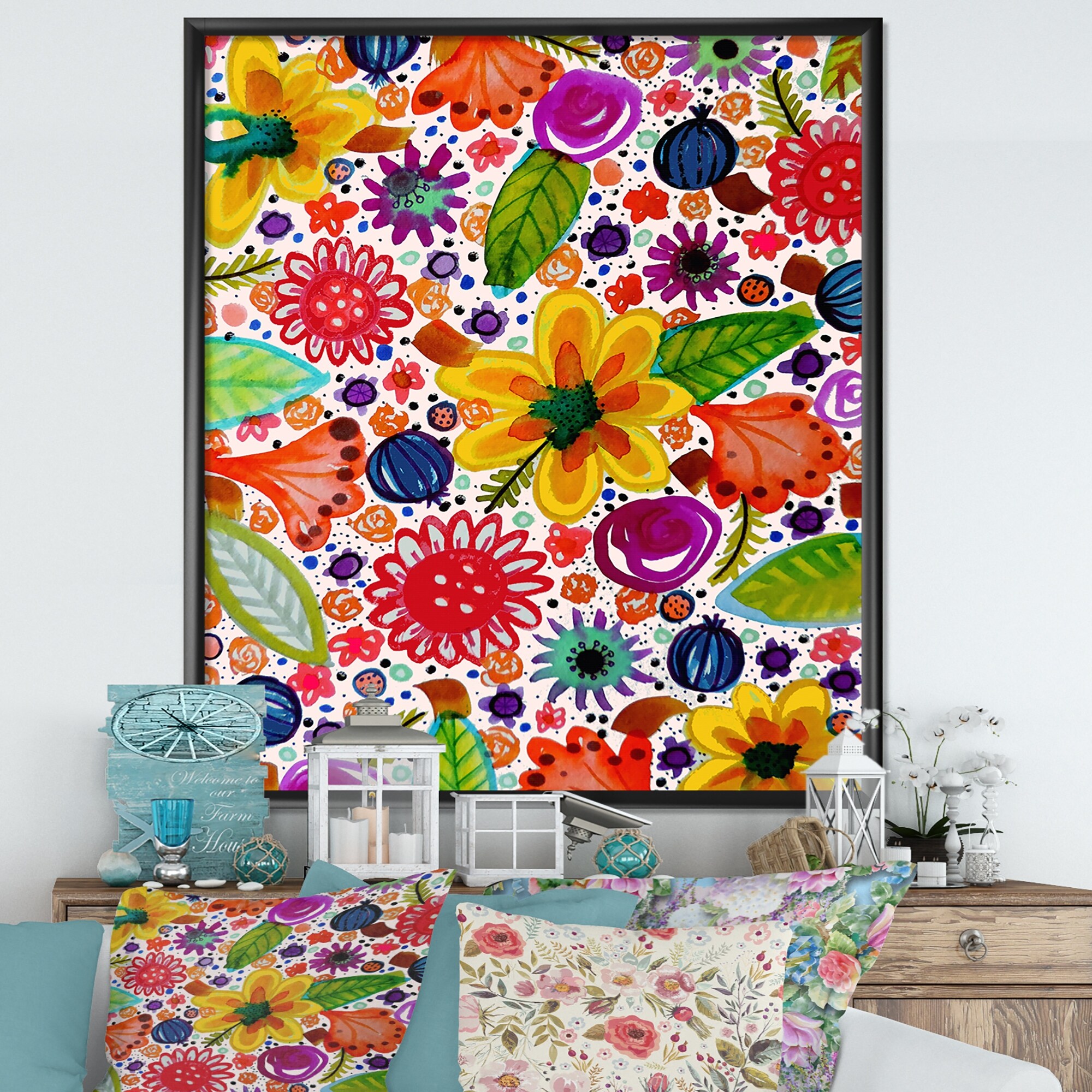 spring floral print