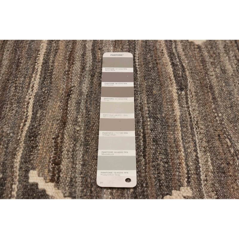 Sivas Taupe Kilim 5'8" x 8'1" - 5'8 x 8'1