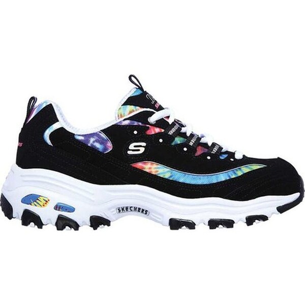 skechers summer fiesta black