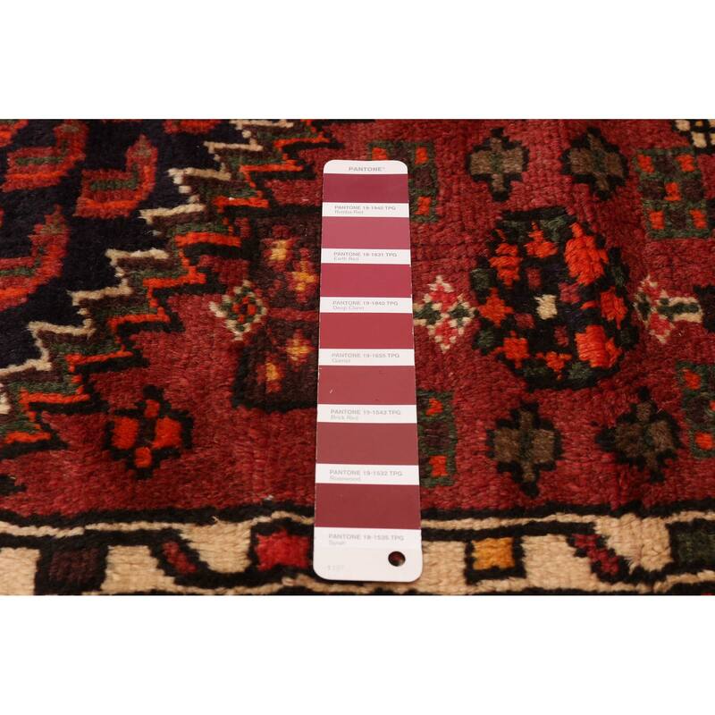 ECARPETGALLERY Hand-knotted Andelz Red Wool Rug - 4'3 x 6'3