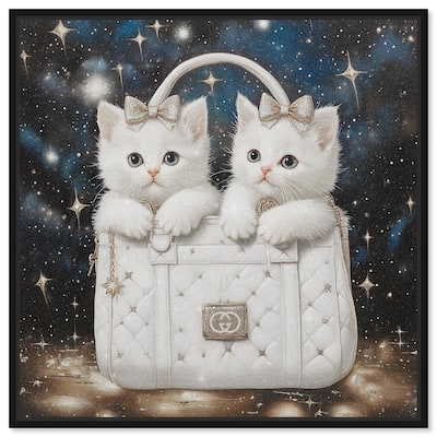 Constellation Kittens Purse Canvas by Art Remedy