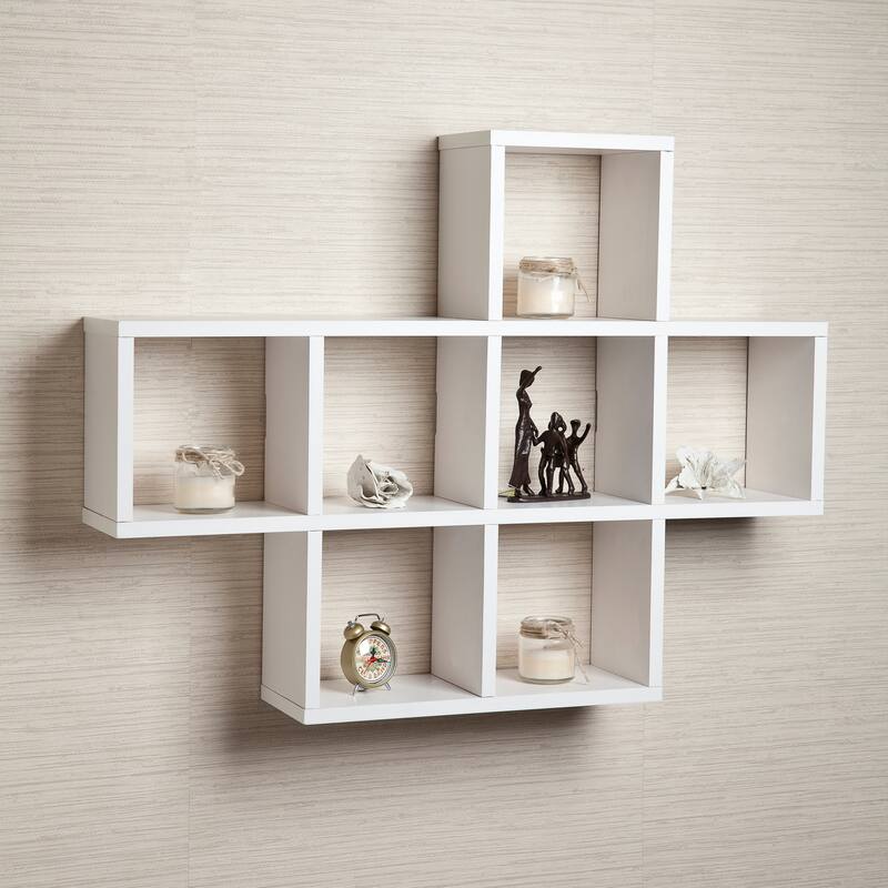 Cubby Laminated Walnut Veneer Shelving Unit by Danya B