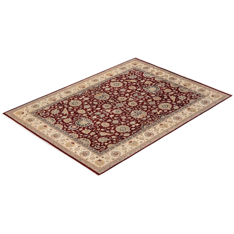Overton Hand Knotted Wool Vintage Inspired Traditional Mogul Re Area Rug - 9 x 12