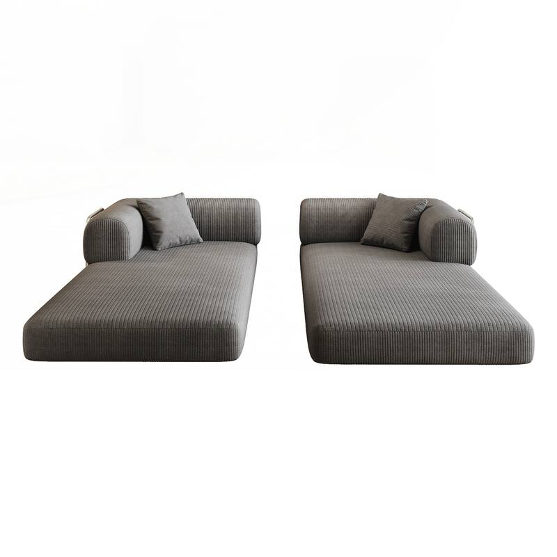 Compression Sofa,Convertible Floor Sofa Bed-with Pillow Back Support Armrest,Comfy Futon Couch Sleeper Bed