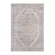 preview thumbnail 1 of 3, LOOM & LUXE Collection Cream/Ivory/Bordered Non-Shedding Area Rug 120" D x 93" W x 0.35" H