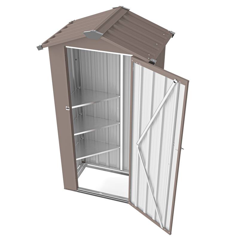 Metal Storage Shed with Lock and Waterproof Galvanized Iron Sheet