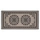 preview thumbnail 2 of 7, Custom House Black Tan Jacquard Polyester Bathmat