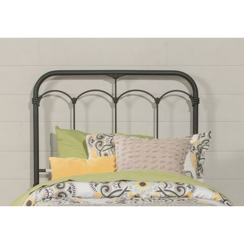 Hillsdale Furniture Jocelyn Metal Headboard Only, Black Sparkle