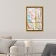 preview thumbnail 25 of 64, Bright Days, Pastel Bright Strokes Modern Gold Canvas Wall Art Print for Living Room