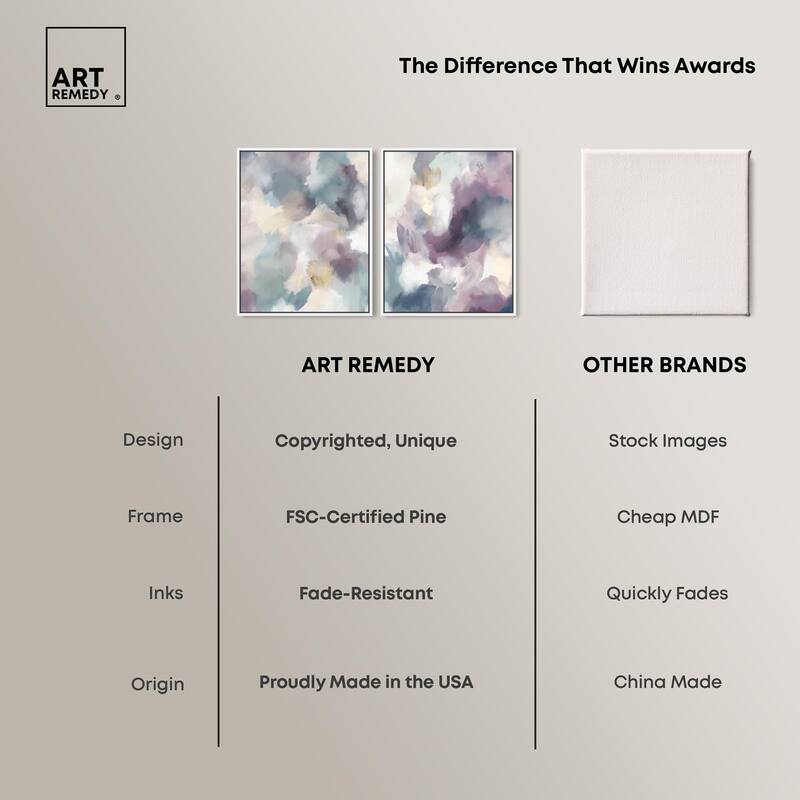 Golden Reflections Canvas Set of 2 by Art Remedy
