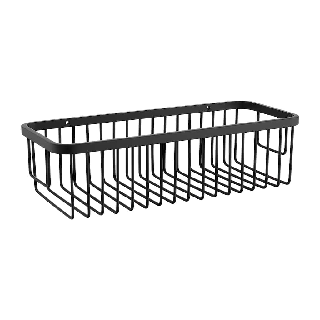 Wall Mounted Stainless Steel Shower Caddy with Hooks