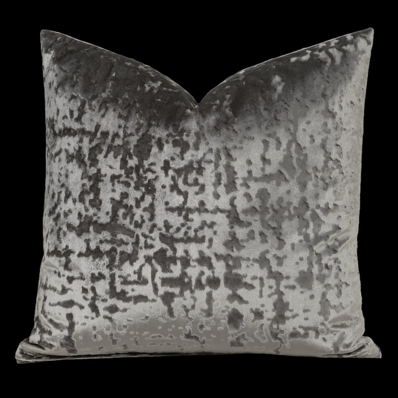F. Scott Fitzgerald High Society Silver Throw Pillow