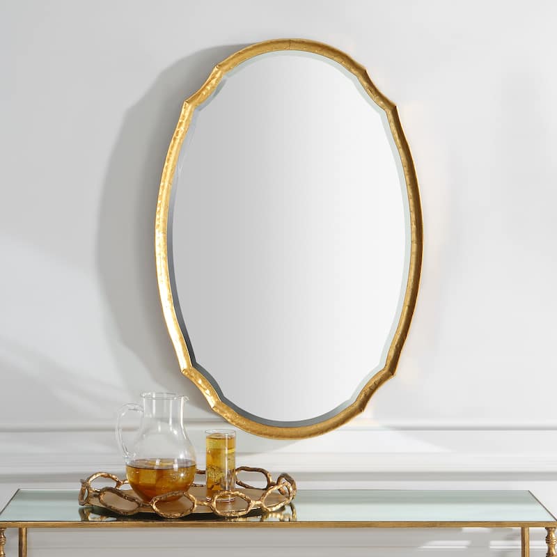 Oval Bevel Wall Mirror - 36 x 24 x 1.5