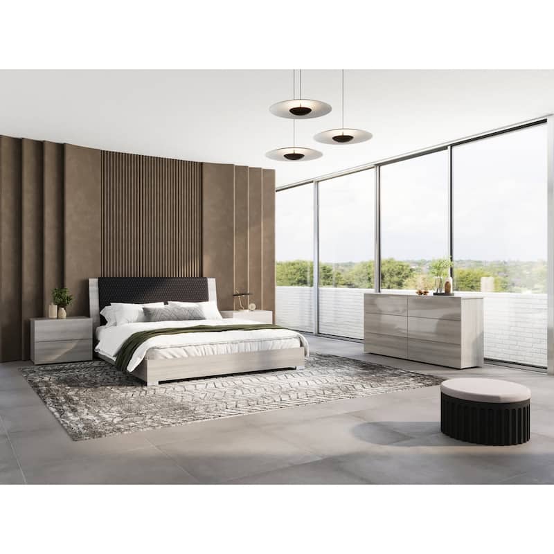 Ayla Nightstand in Dark Oak Melamine