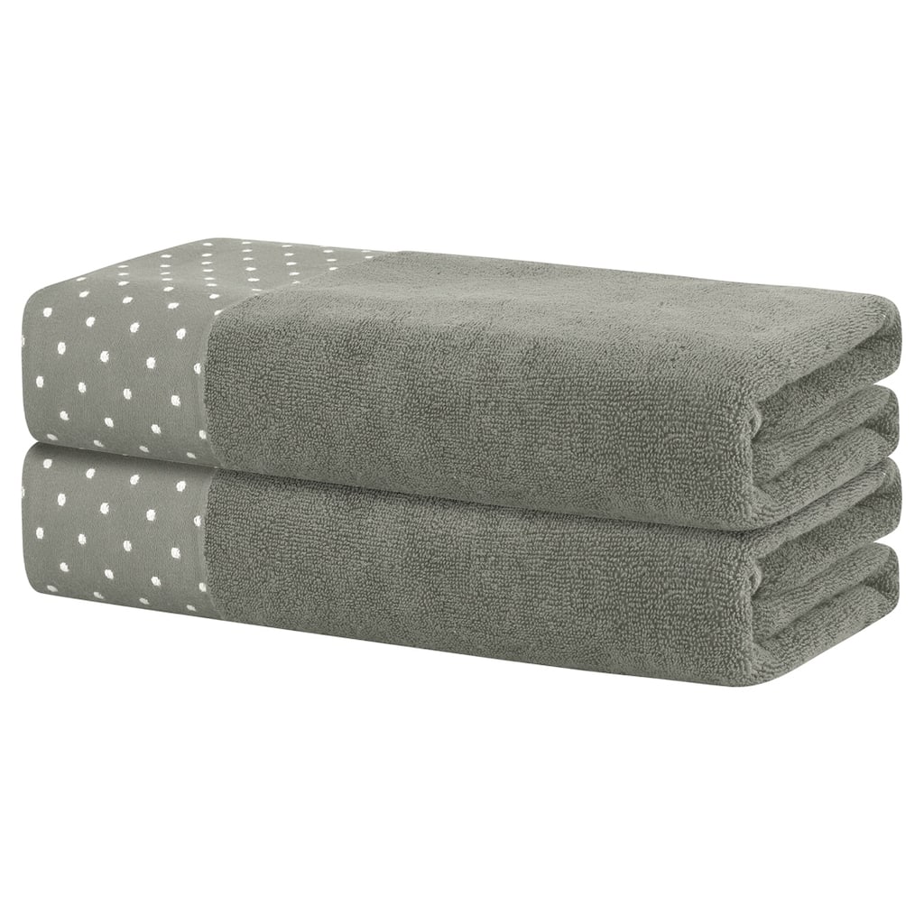 2 Pack Cotton Bath Towels, Lightweight and Quick Drying Towels for Bathroom, Hotel, Gym 28" x 56"