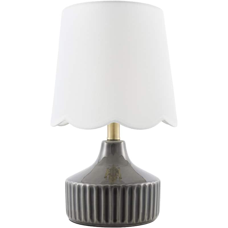 Livabliss Rivery Traditional Accent Table Lamp - Light Grey