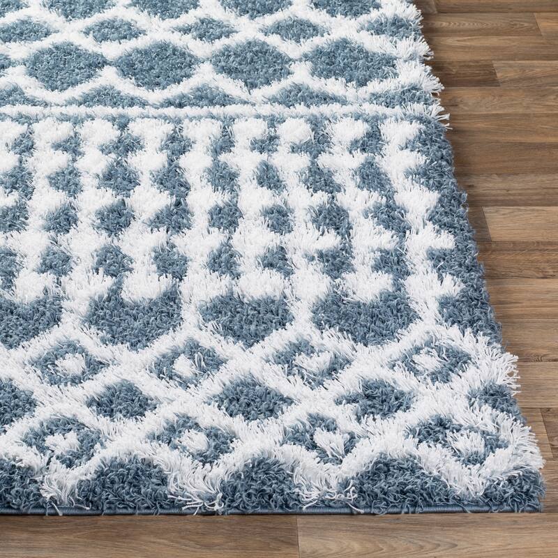 Artistic Weavers Newton Geometric Moroccan Trellis Shag Area Rug