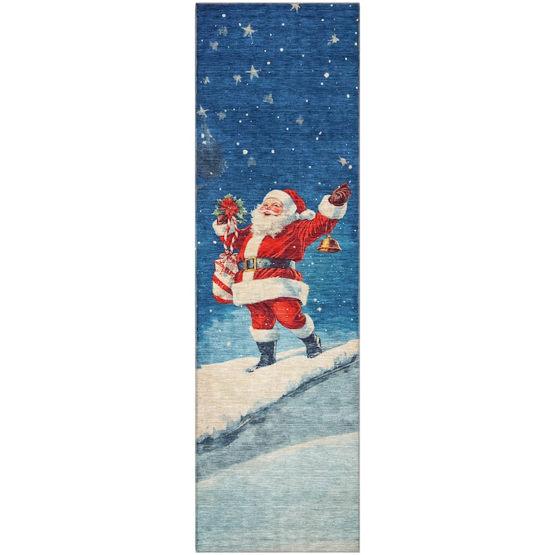 Premium Washable Super Soft Christmas Santa Mayfield Rug