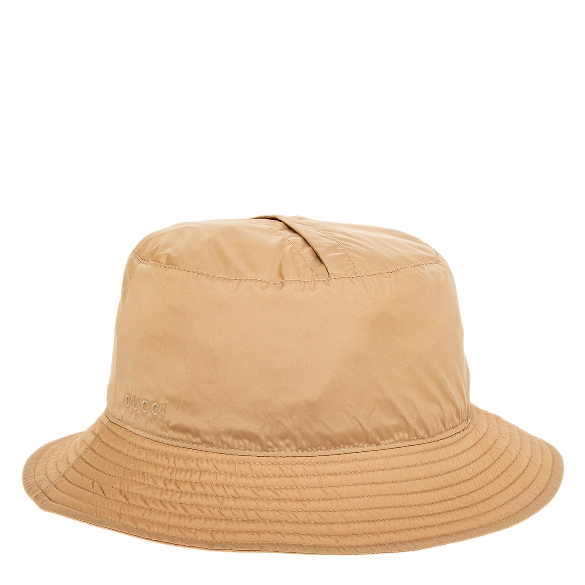 Gucci GG Nylon Reversible Hat Brown Gucci - Reversible GG bucket hat Gucci main image 3