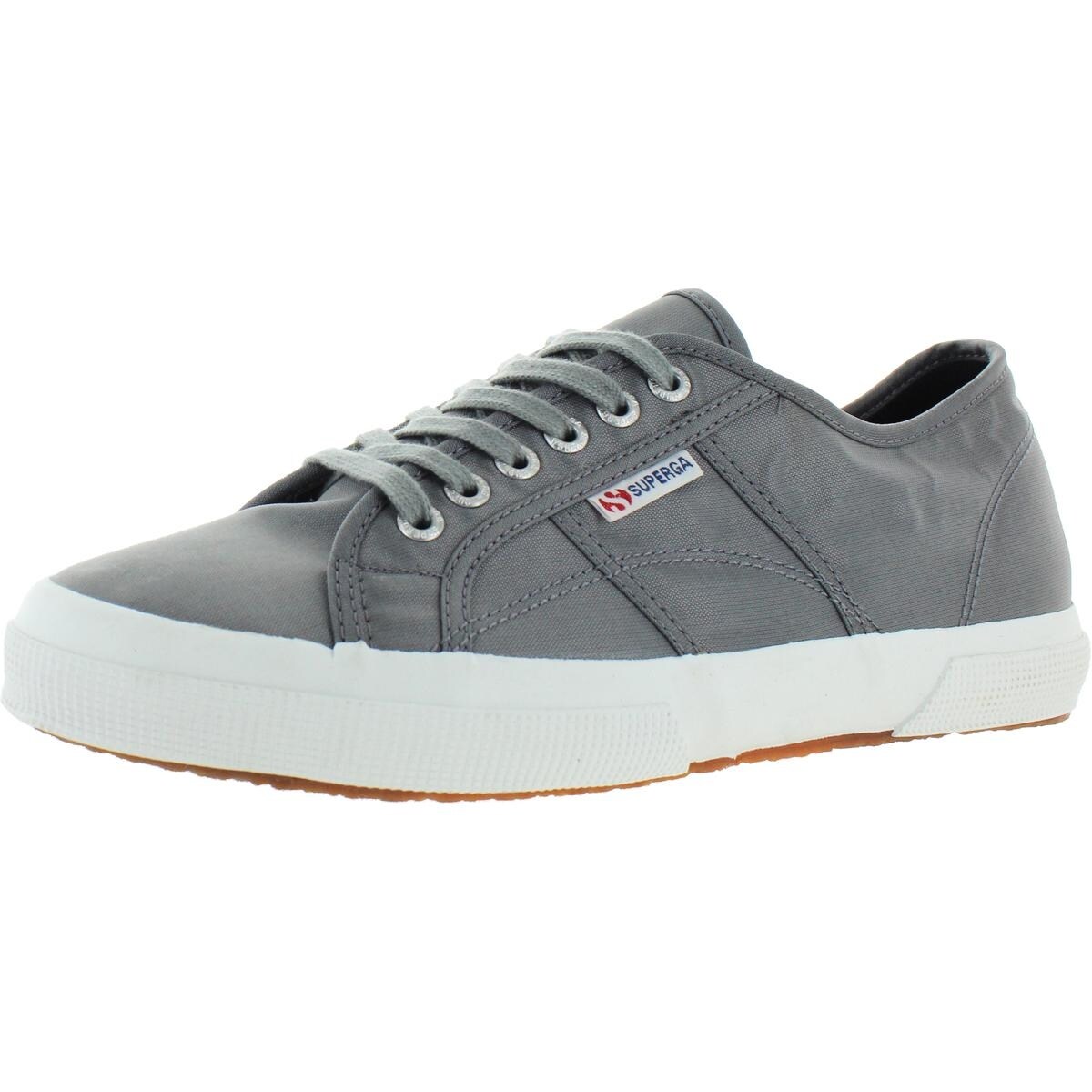 superga charcoal leather
