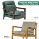 preview thumbnail 7 of 25, Costway Set of 2 Modern Accent Armchair Lounge Chair w/ Wood Legs & - 34.5'' x 26.5'' x 36''