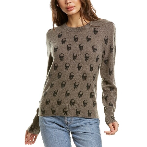 skull cashmere cardigan