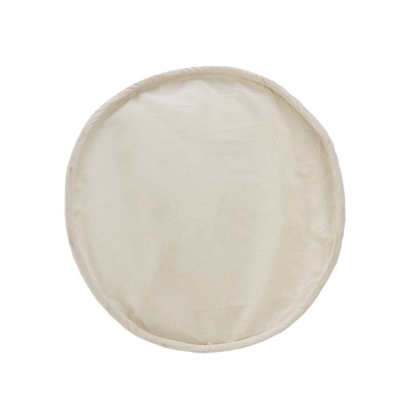 Sevita Textured Cotton Hand-Made Storage Basket - 19" x 19" x 19"