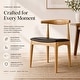 preview thumbnail 3 of 96, Set of 2 Kennedy Elbow Chairs Farmhouse Wooden Dining Chairs With PU Leather Or Fabric Cushion Seat, Modern Accent Side Chairs