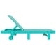 preview thumbnail 32 of 113, Shoreside Modern Poly Eco-Friendly All Weather Reclining Chaise Lounge With Wheels and Side Table (2-Piece Set)