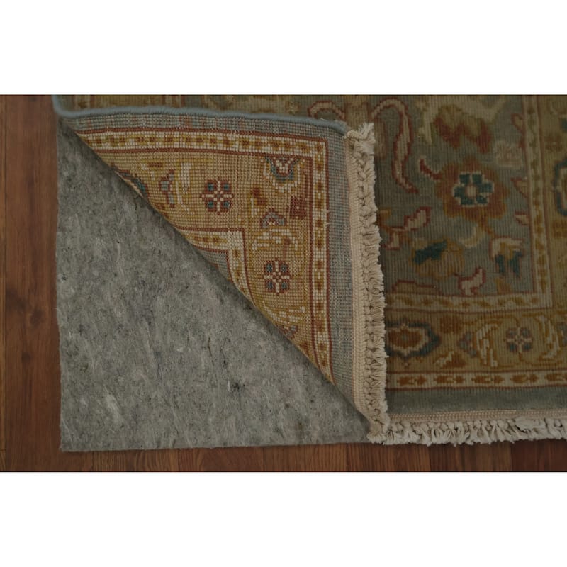 Hand Knotted Oriental 100% Wool Carpet Traditional Floral Navy Blue & Blues Ziegler Area Rug - 3' 2'' X 2' 0''