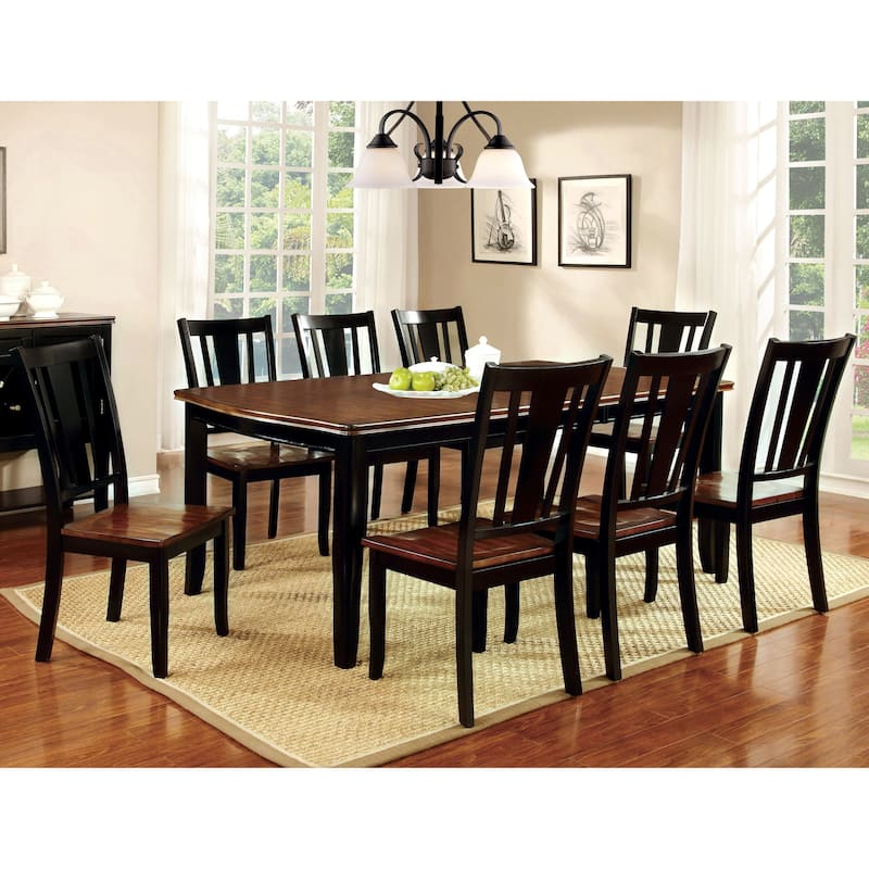 Furniture of America Betsy Jane Country 78-inch Expandable Dining Table