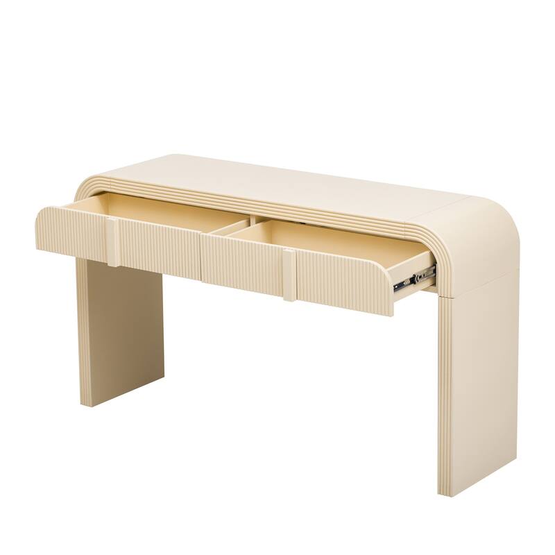 Modern Console Table with 2 Storage Drawers