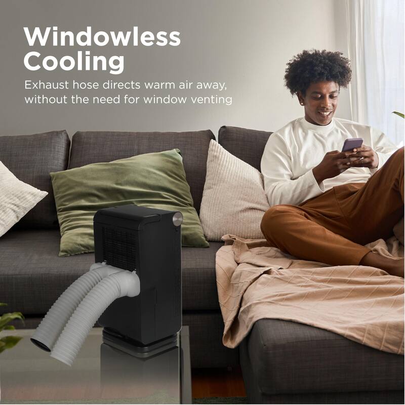 BLACK+DECKER 3-in-1 Personal Portable Air Conditioner, Portable Fan & Dehumidifier, Windowless Air Conditioner