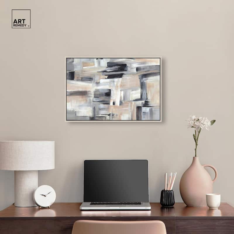 Neutral Nirvana Canvas by Art Remedy