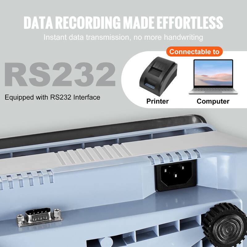 Industrial Counting Scale Inventory Counting Scale Kitchen Jewelry Scale with RS232 Port and LCD Screen