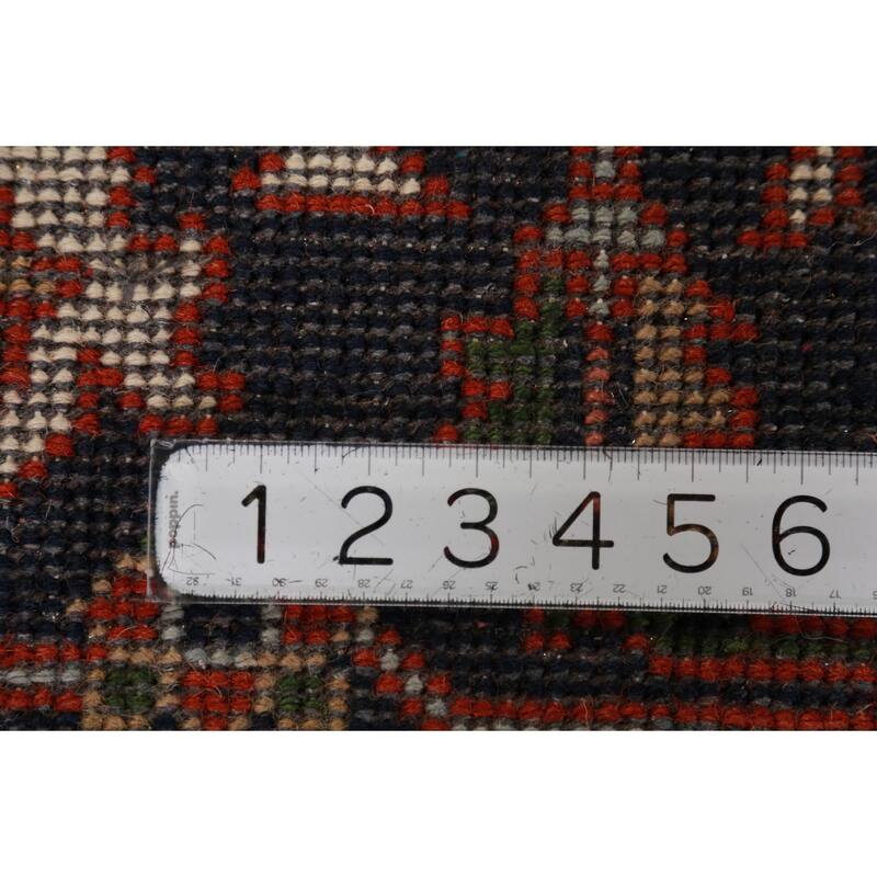Hand Knotted Oriental 100% Wool Carpet Traditional Medallion Oranges & Rust Heriz (serapi) Area Rug - 9' 10'' X 8' 1''