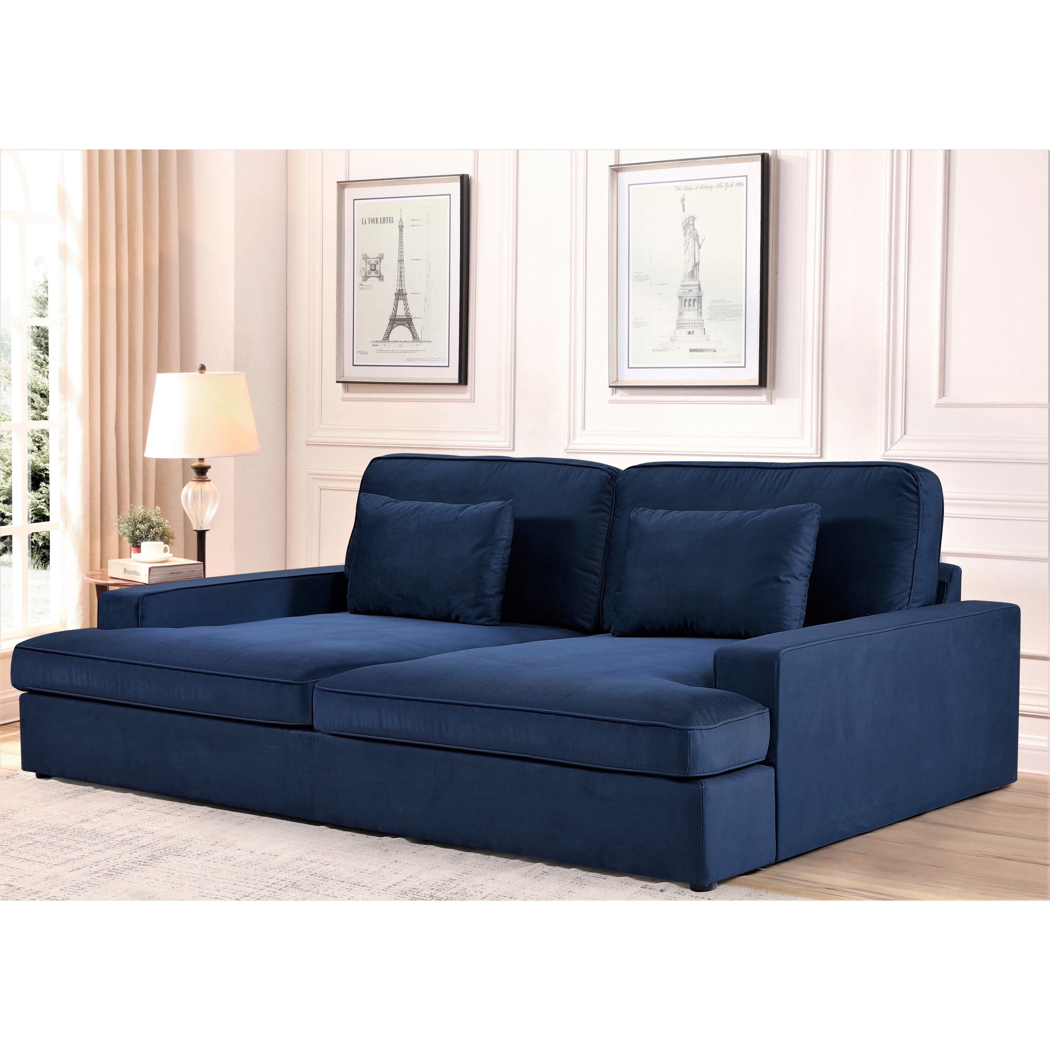 Oversized outlet loveseat sleeper