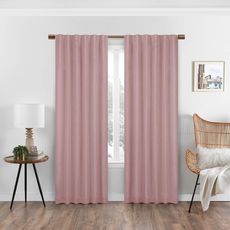 Eclipse Nora Solid Absolute Zero Blackout Window Panel