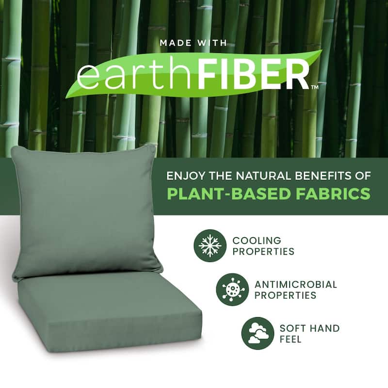 ARDEN earthFIBER Indoor / Outdoor Swing Cushion Set, 56 x 20