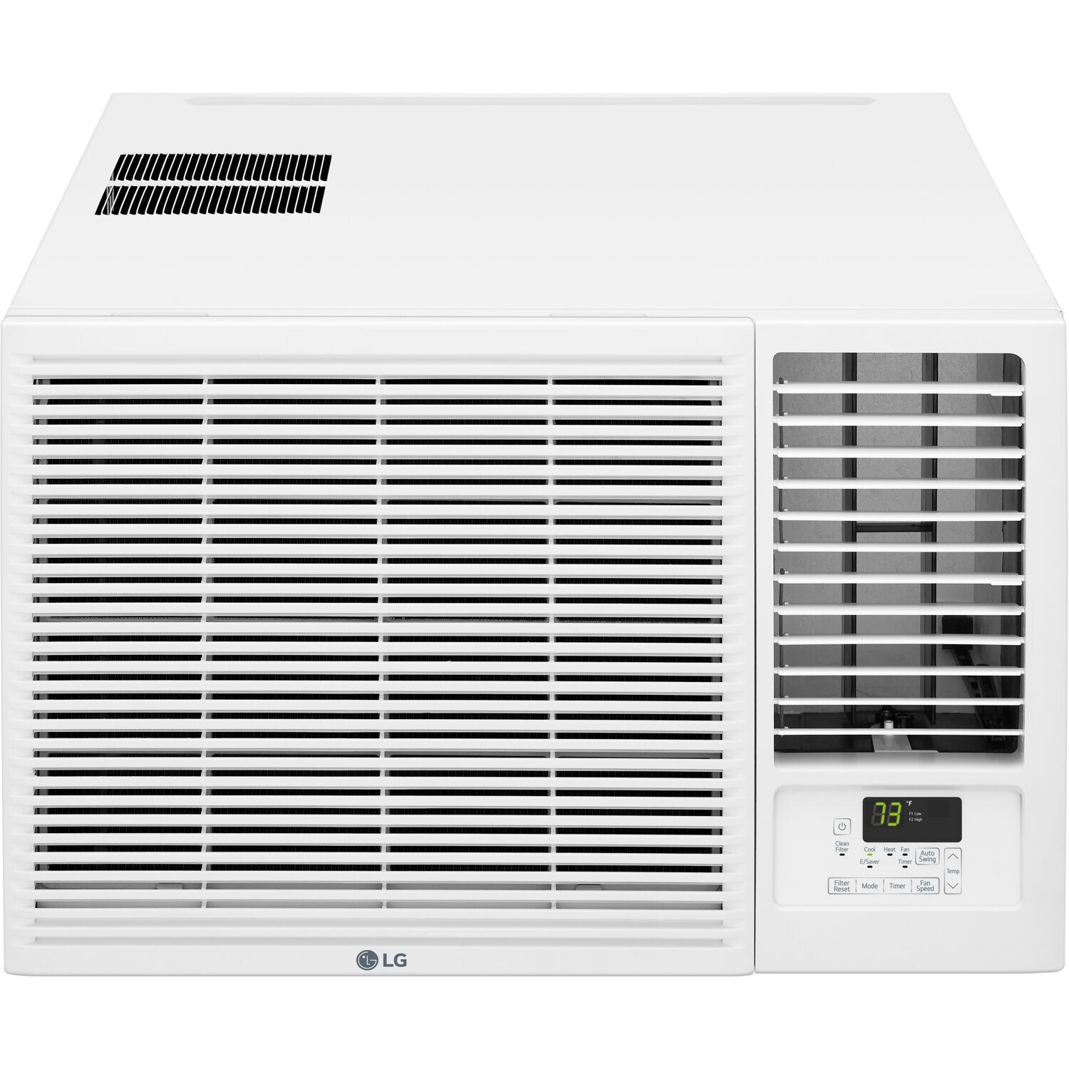 LG 18,000 BTU 230V Window-Mounted Air Conditioner with 12,000 BTU  Supplemental Heat Function - Bed Bath u0026 Beyond - 38245324