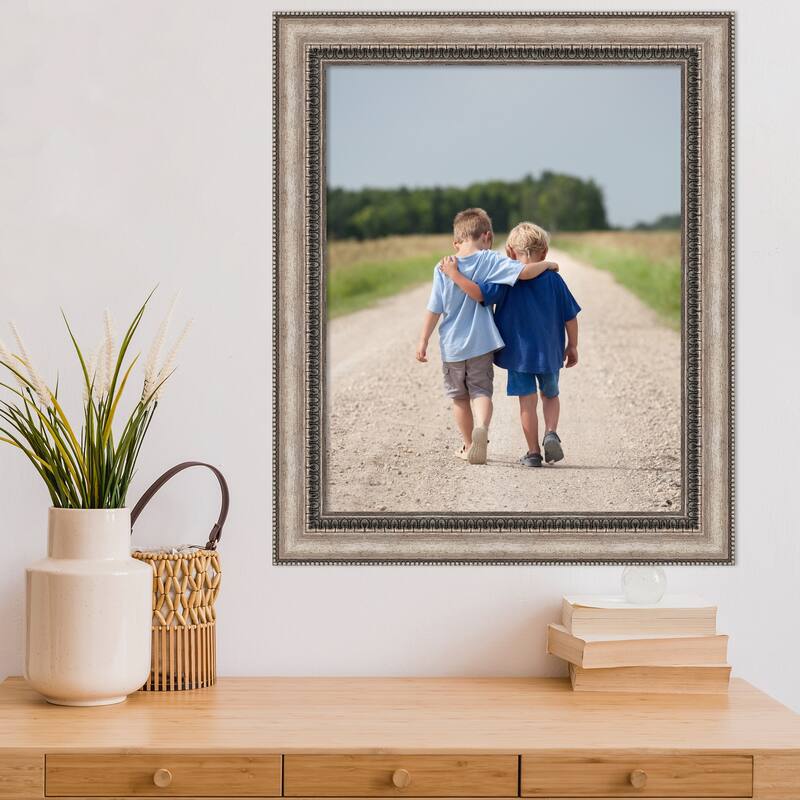 Lyla Ornate Silver Framed Picture Frame, Photo Frame