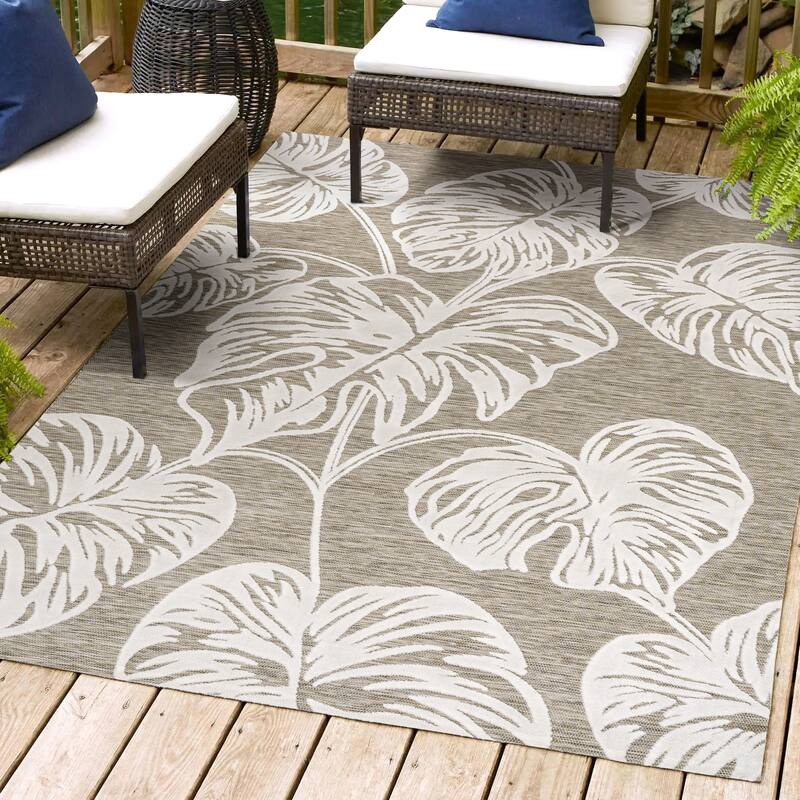 JONATHAN Y Montego Abstract Swirl Area Rug
