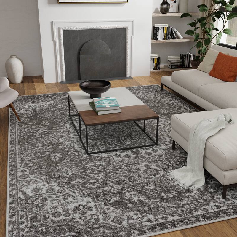 Loomaknoti Rhane Valeina Gray Area Rug