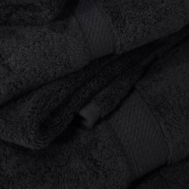 Blue Nile Mills Luxury 6-Piece Egyptian Cotton Towel Set, Thick Absorbent Bathroom Towels