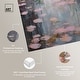 preview thumbnail 4 of 15, Art Remedy Pink Impressionisty Lilypads Gallery Wrapped Impressionism 1 Piece Canvas Wall Art
